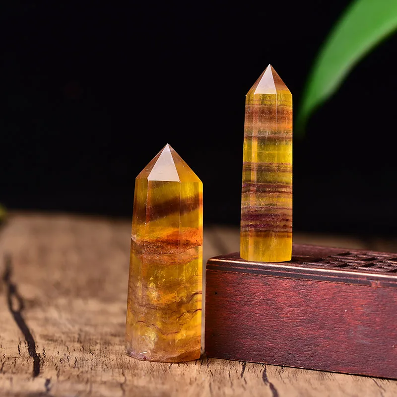 Натуральный Красочный Кристалл кварц палочка аметиста волшебный фиолетовый