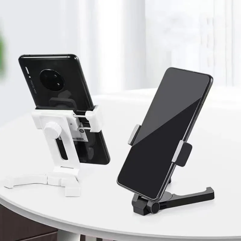 

Desktop Phone Holder Tablet Stand For iPad Air iPhone 11 12 13 Pro Portable Adjustable Mini Telescopic Mobile Phone Holder Stand