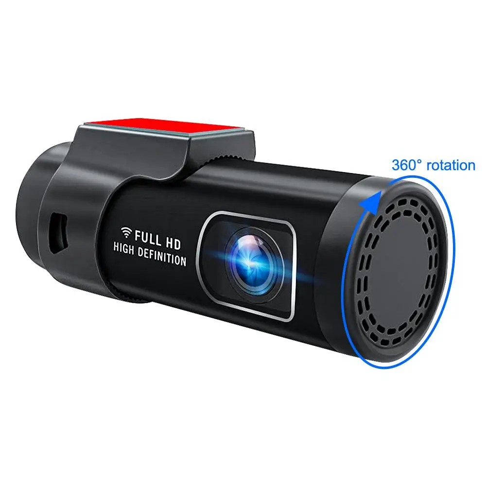 Умный Автомобильный видеорегистратор 1080P 360 ° миниатюрный с Wi-Fi | Автомобили и