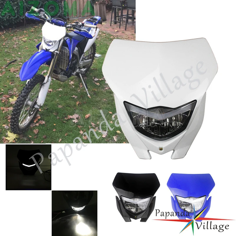 Обтекатель для мотоциклетной Фары H4 12 в 35 Вт Suzuki Honda Yamaha DRZ RM XR CRF XT EXC XCF XCW MX YZF WRF