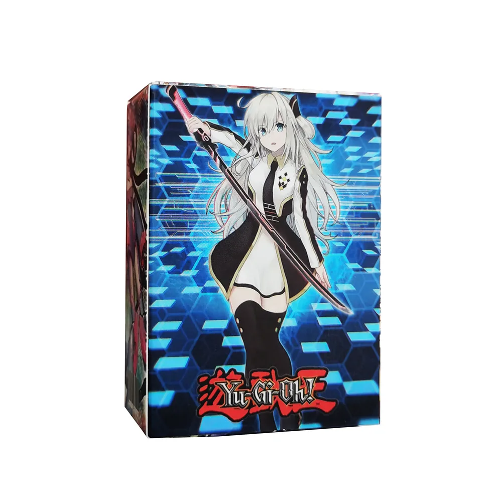 Новинка набор из 100 шт. Yugioh с коробкой карточка для игры Боевая Волшебная Ловушка