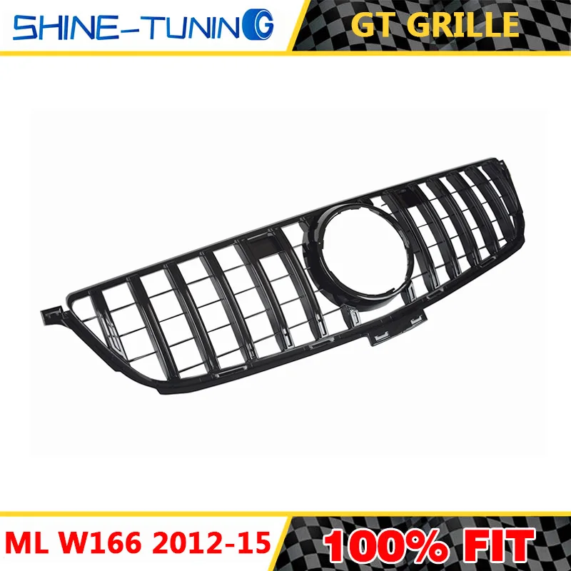 Передняя решетка для ML Class W166 AMG GT R class 2012 15 ML300 ML320 ML350 ml400 ML450 решетка|Гоночные