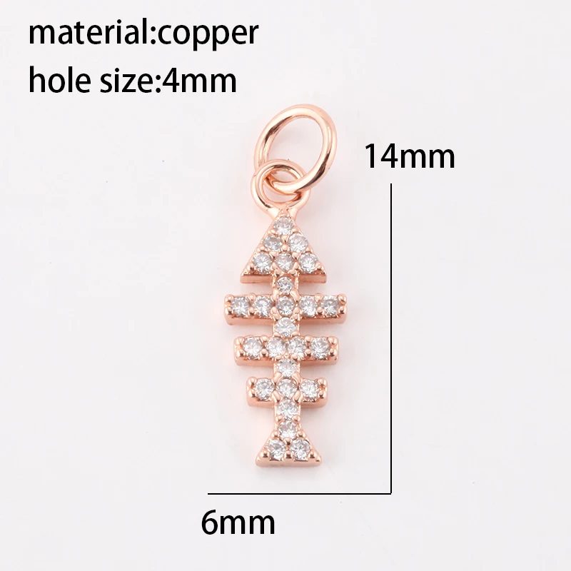 Шармы-Подвески для изготовления ювелирных изделий золотые рыбки животные