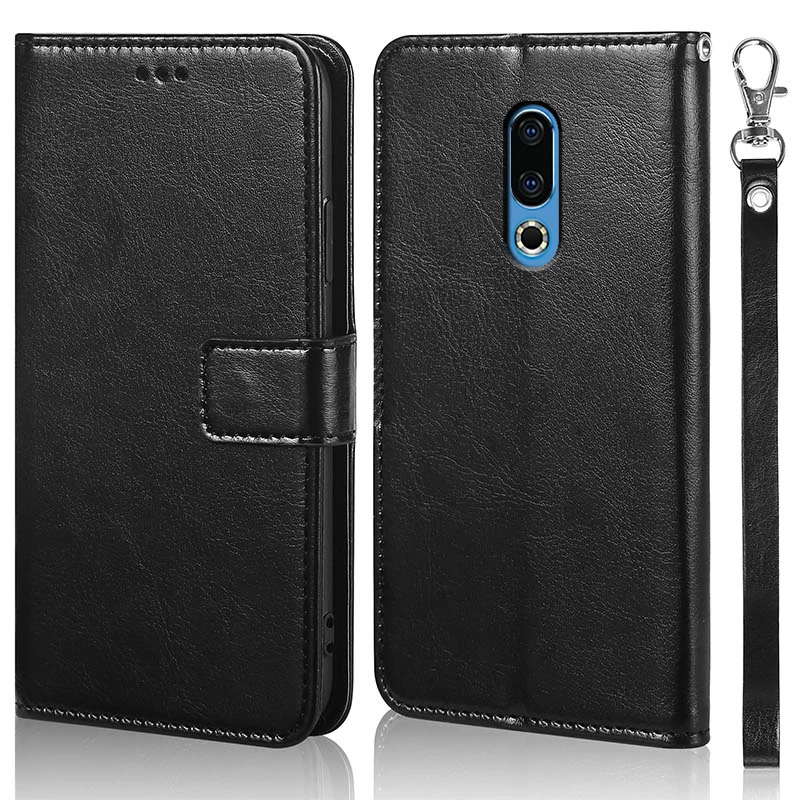 Роскошный кожаный чехол с откидной крышкой для телефона Meizu 16 16th чехол-кошелек