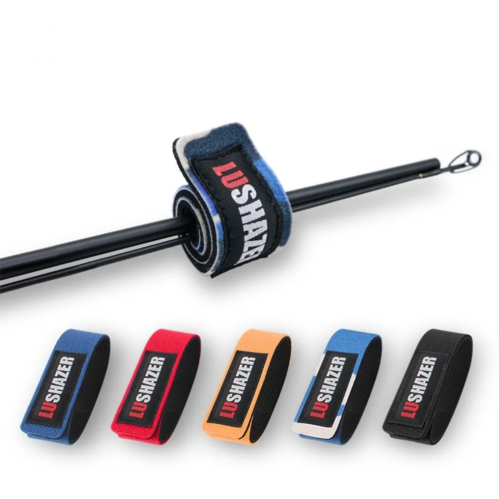 

Fishing Rod Ties Holder Straps Fastener Tackle Band Belt Fixing Wrap Reusable Pole Holder Fastener Ties Iscas Pesca Fish Tackle