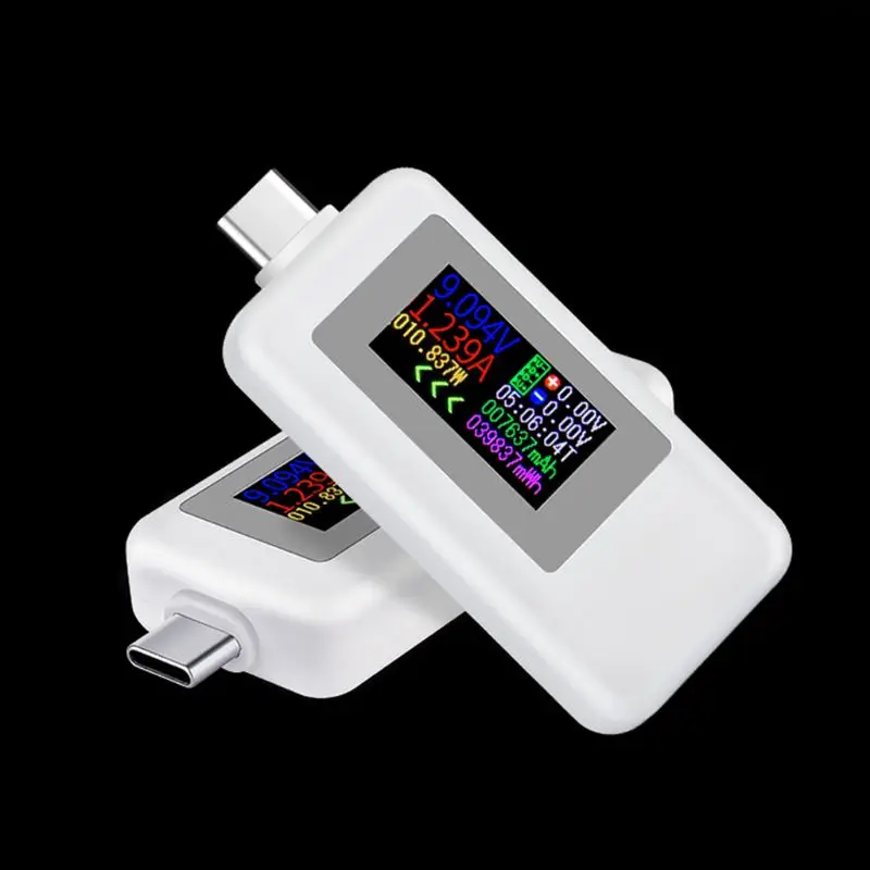 USB-тестер с цветным дисплеем типа измеритель напряжения мощности мобильный Банк
