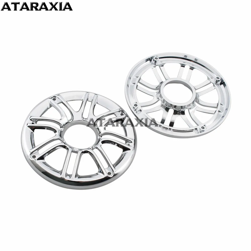 Накладка на переднюю колонку 6 дюймов хромированная 3D подходит для Harley Touring Electra