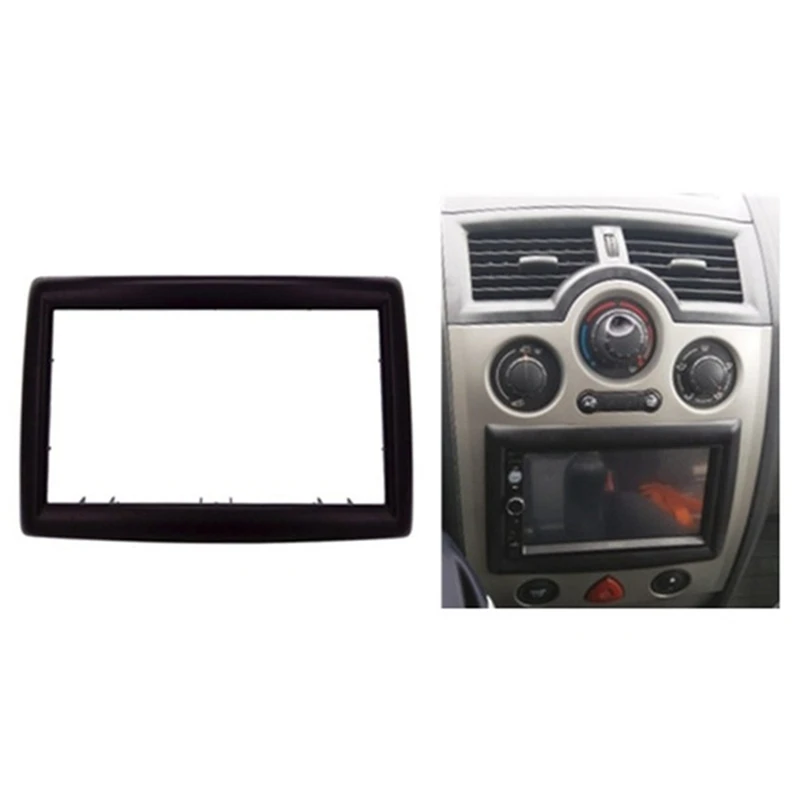 AL21 -2 Din Adapter Cd Trim Panel Stereo Interface Radio Car Frame Fascia For Renault Megane Ii 2003-2009 | Автомобили и