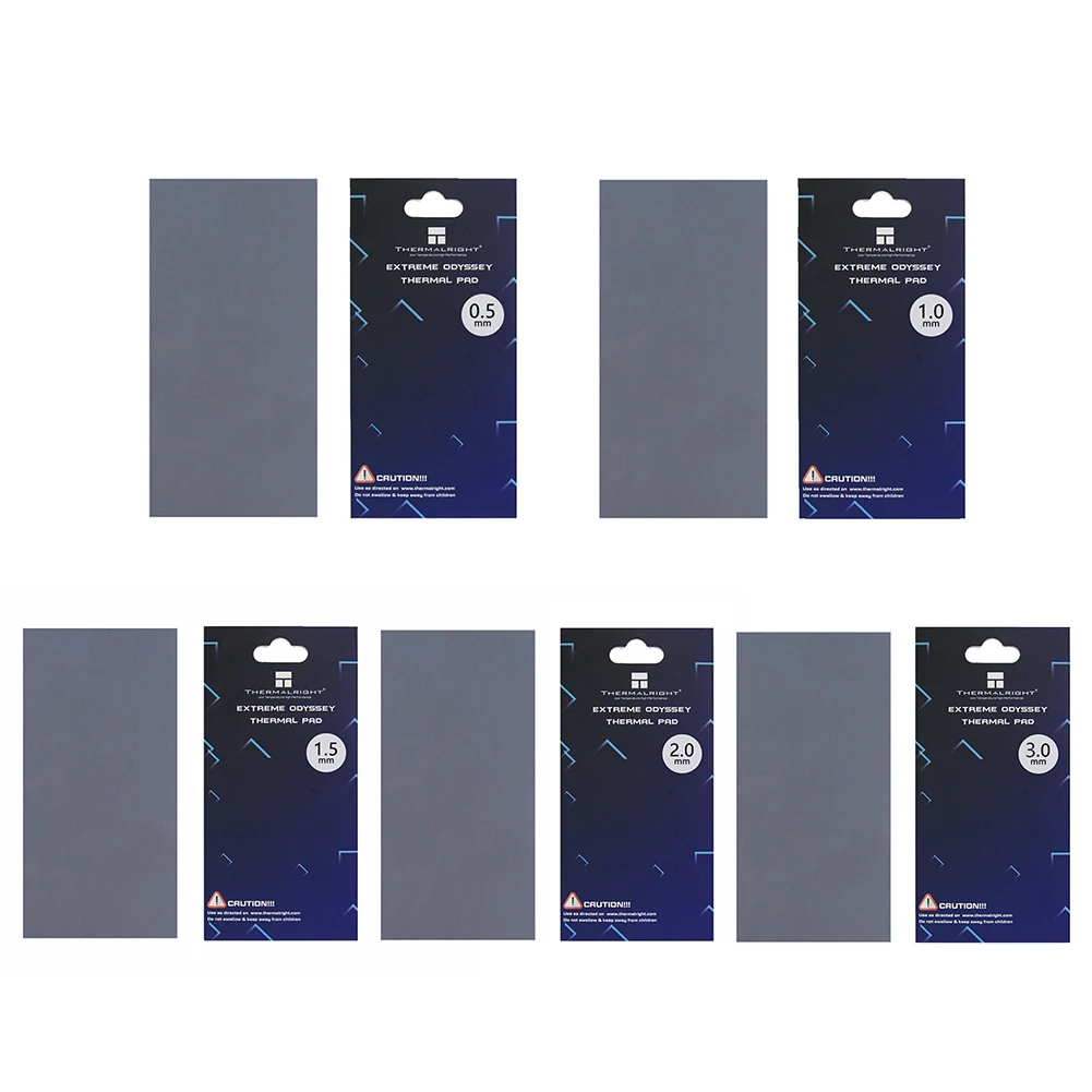 

Thermalright Silicone Thermal Pad 12.8 W/mk Thermal Conductive Pads 85x45mm for Graphics Card GPU CPU Motherboard Heatsink