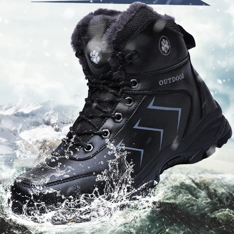 Новые мужские зимние походные ботинки Горные альпинистские бутсы обувь для