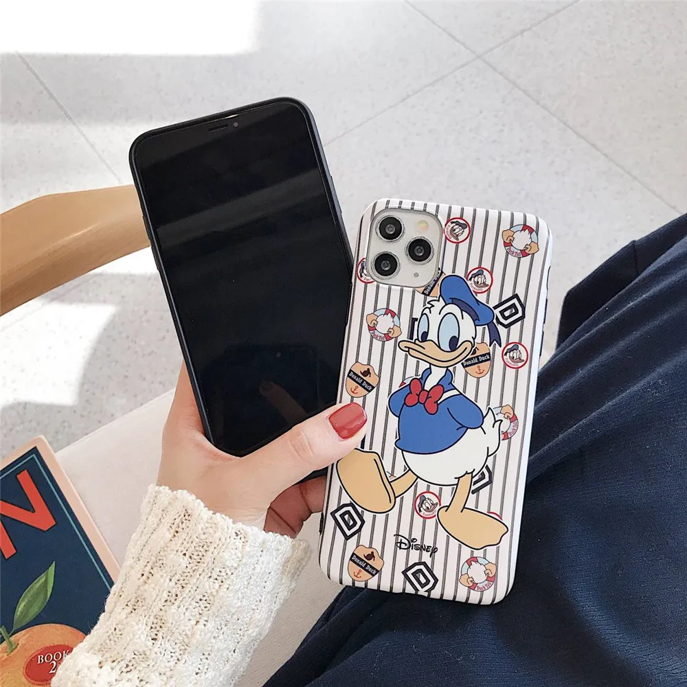 Чехол для телефона ORYKSZ с милым мультяшным Дональдом Даком iPhone 11 Pro Max XR X XS чехол 7 8