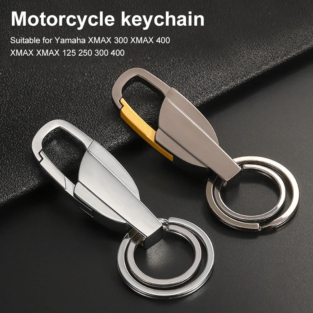 

Fashion Motorcycle KeyChain Zinc Alloy Swivel Snap Hook Key Ring Holder for Yamaha XMAX300 XMAX400 XMAX X-MAX 125 250 300 400