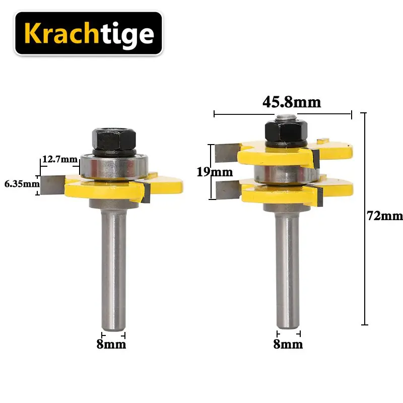 Набор фрез по дереву 8 мм | Инструменты