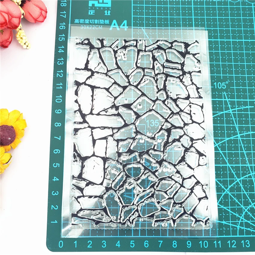 

CLEAR STAMPS Silicone Seal for DIY Scrapbooking Card Marble Pattern Rubber Stamp Making Photo Album Decoration Craft Supplies