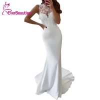 vestido de noiva 2020 mermaid wedding dresses satin appliques bride dress wedding gowns robe de mariee