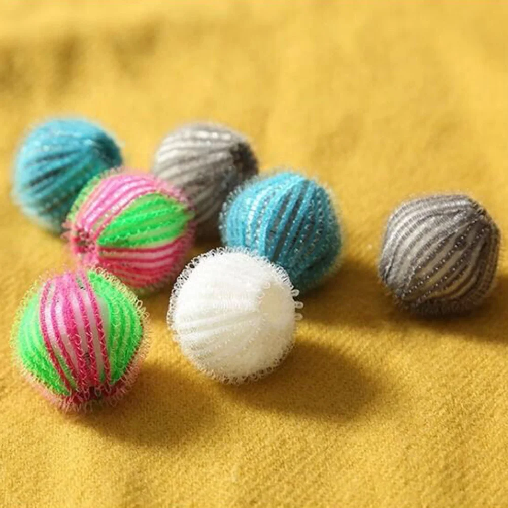 

6pcs Nylon Laundry Ball Decontamination Hair Fuzz Grabs Ball Random Color Tools For Washing Personal Care Cleaning Machine Balls