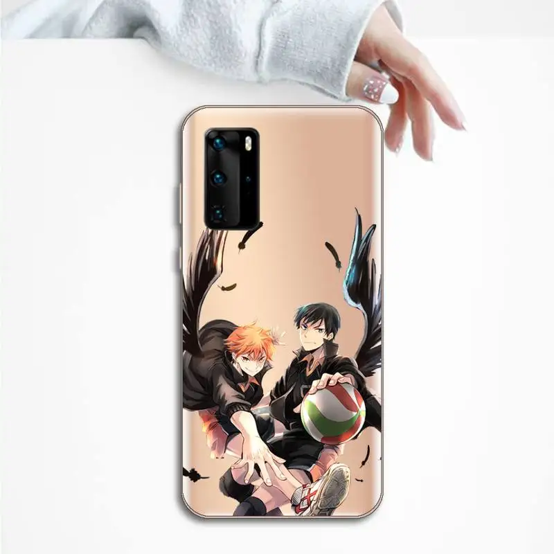 

Kenma Kozume of Haikyuu Phone Case Transparent for Huawei P20 P30 P40 lite pro P smart 2019 honor 8x 10i