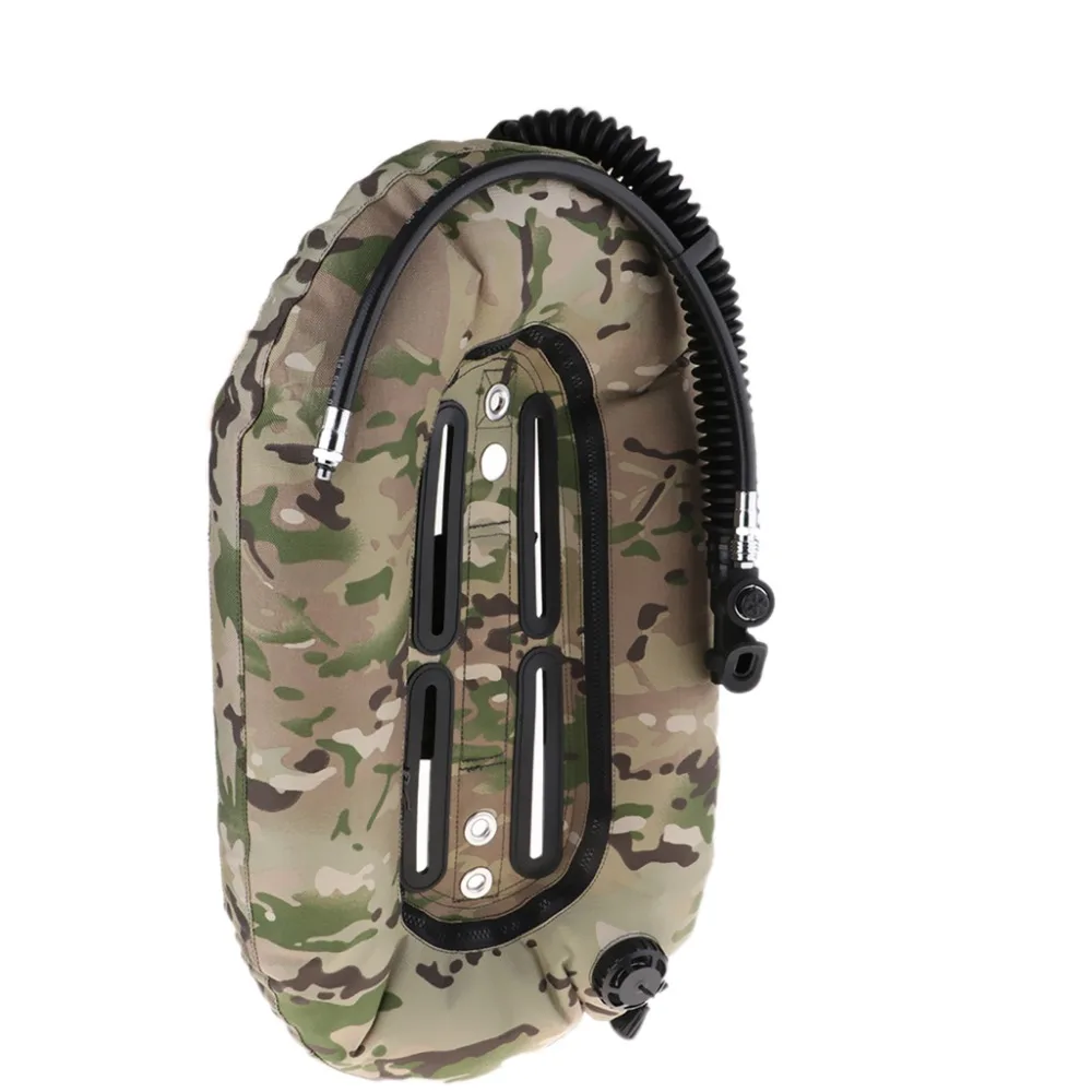 Scuba Diving Donut Wing 30lb/13.3kg with Single Tube Snorkeling BCD Tech Back Plate for Professional Divers Tech Equipment