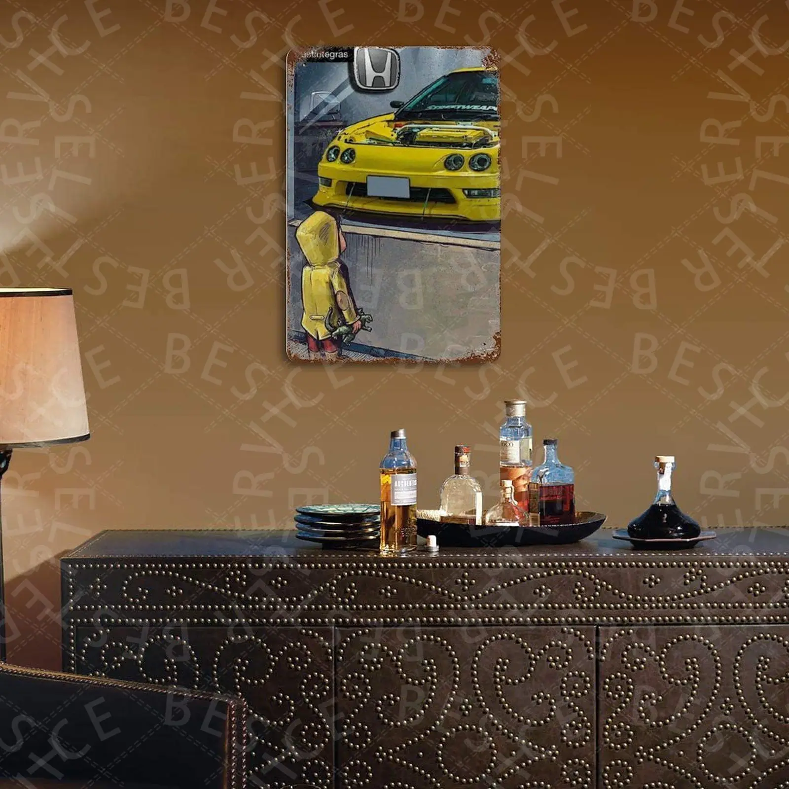 

Classic Car Vintage Metal Plaque Sign Bar Home Wall Decor Signs Retro Metal Poster Tin Sign Man Cave Pub Kitchen plates