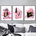 Алмазная живопись, модное искусство для женщин, мозаика с кисточкой для макияжа духов, сумок для обуви, косметическая роспись, подарок для девушки, украшение для спальни, гардеробной