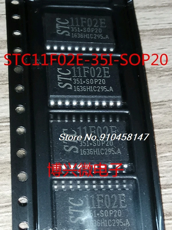 

10PCS/LOT 11F02E STC11F02E STC11F02E-35I-SOP20G