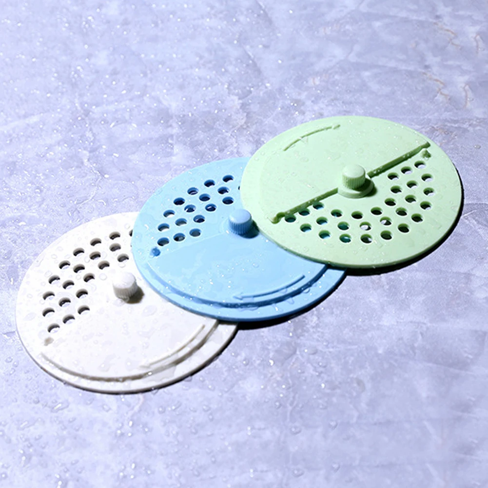 

Filter Sink Floor Drain Kitchen Cover Bathroom Shower Sewer Hair Strainers With Rotatable Cover Home Accessories
