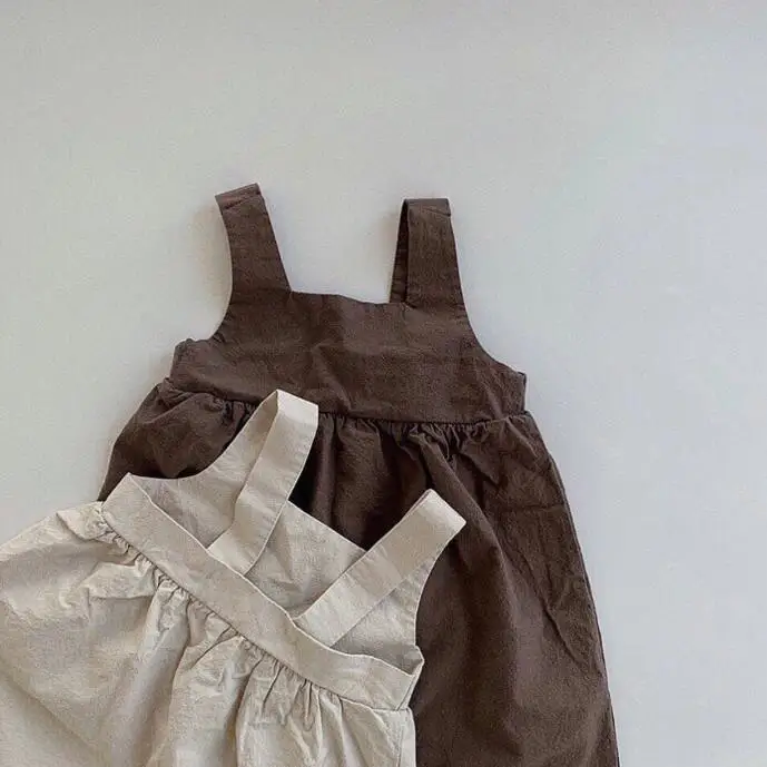 Новинка 2019 японское и корейское платье для девочек повседневная детская льняная