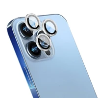for iphone 13 pro camera lens protectors metal ring glass for iphone 13pro max 13mini protective cap lens stickers 50 sets