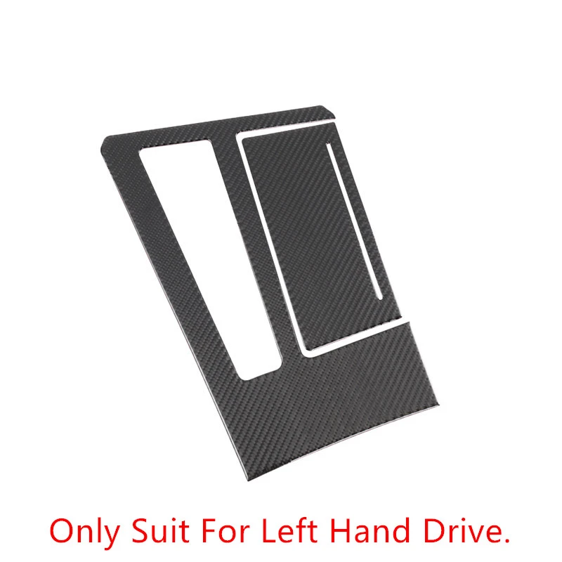 

Car Carbon Fiber Center Console Gear Shift Panel Decoration For Audi A6 C8 2019 Automotive Interior Accessories