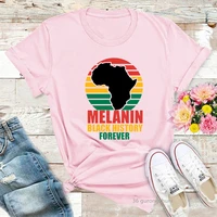 new africa melanin black history forever t shirt black girl black queen t shirt women clothes female clothing 90s top t shirts
