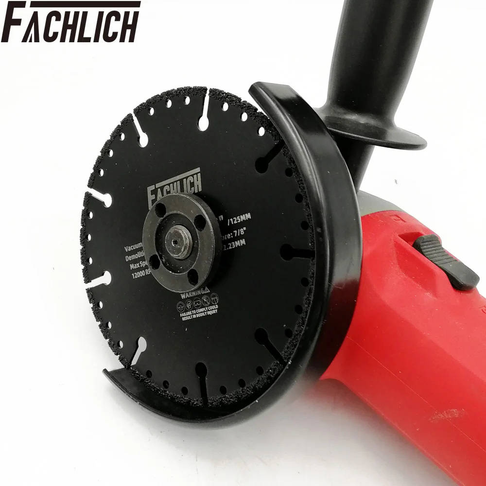 

FACHLICH 2pcs/Pk Dia 180mm All Purpose Diamond Cutting Disc for Rebar Cast Iron Granite Demolition Saw Blade One for all Cutter