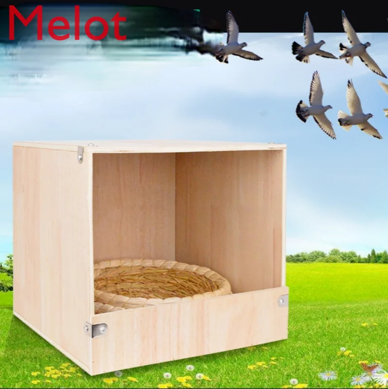 

Гнездо голубей гнездо деревянный домик для домашних животных кровать висит Летающий «Птичье гнездо» беспокоить гнездовой ящик деревянный ...