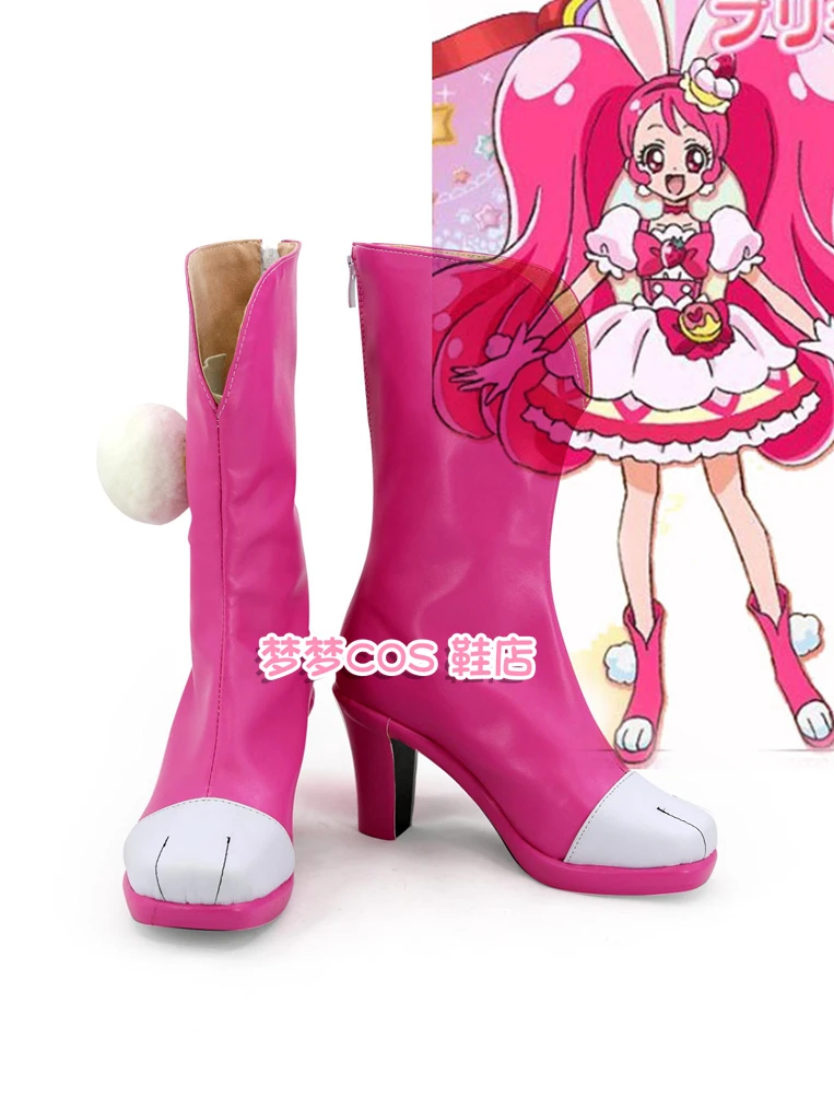 

Плетка для косплея KiraKira Pretty Cure A La Mode, красная обувь для косплея, плетка для косплея, аксессуары для парика, изготовление на заказ