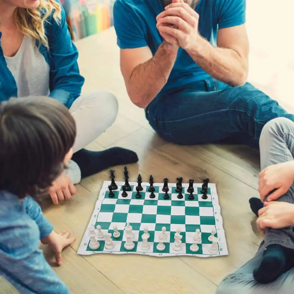 

Outdoor Portable Chess Set 20"x4" International Chess for Kids Party Camping