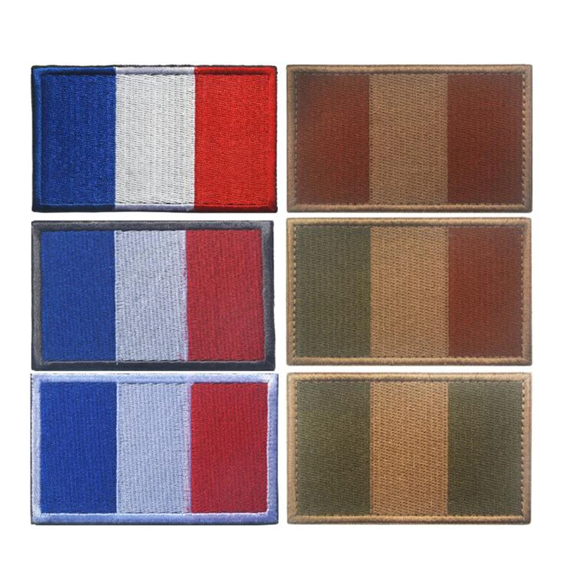 1 шт. французский узор вышивка флаг вышитый значок нарукавная повязка нашивка