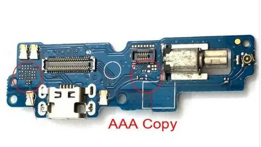 Copy No IC Протестированный для ASUS Zenfone 4 Max Pro ZC554KL Micro Dock разъем usb зарядный порт гибкий кабель плата с Вибрационный микрофон - Цвет: Copy No IC