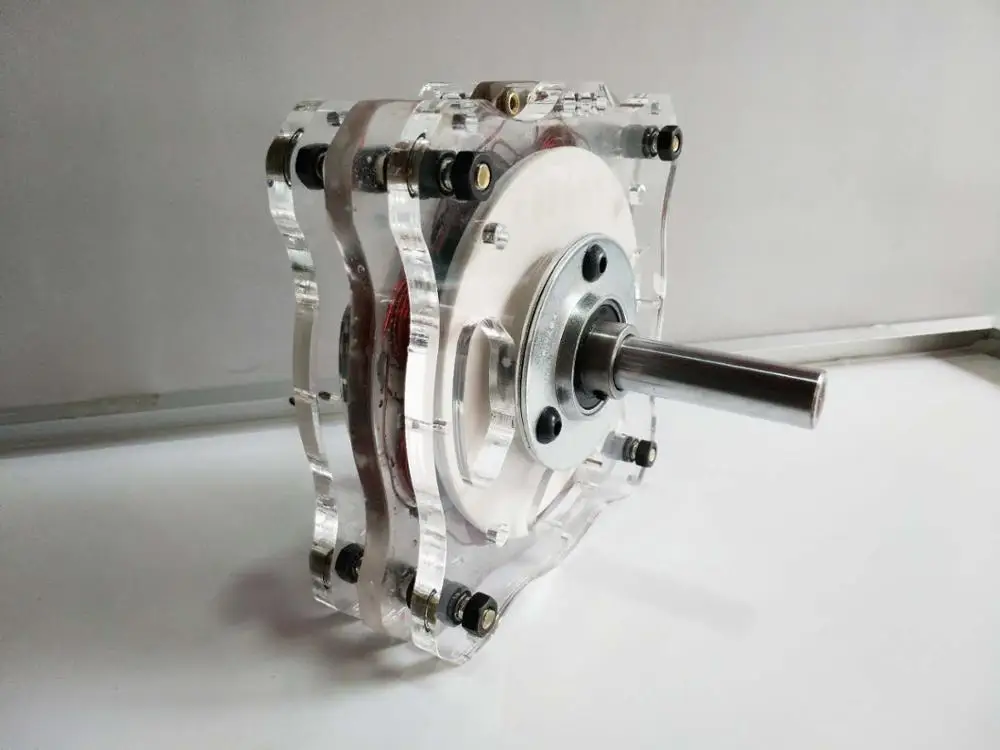 Дисковый генератор сделай сам 1000 Вт без сердечника постоянный магнит низкая