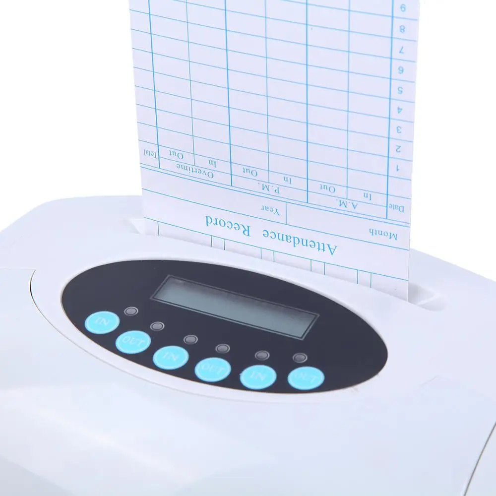 

Yonntech Employee Time Clock Office Attendance System Recorder Timing employee machine reader with 50pcs Time Cards