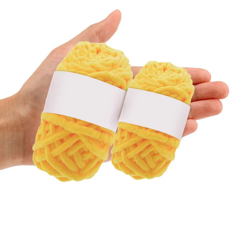 DIY шарф тапочки шляпа линия мягкая пряжа 7 8 мм диаметр одинарная прядь грубой