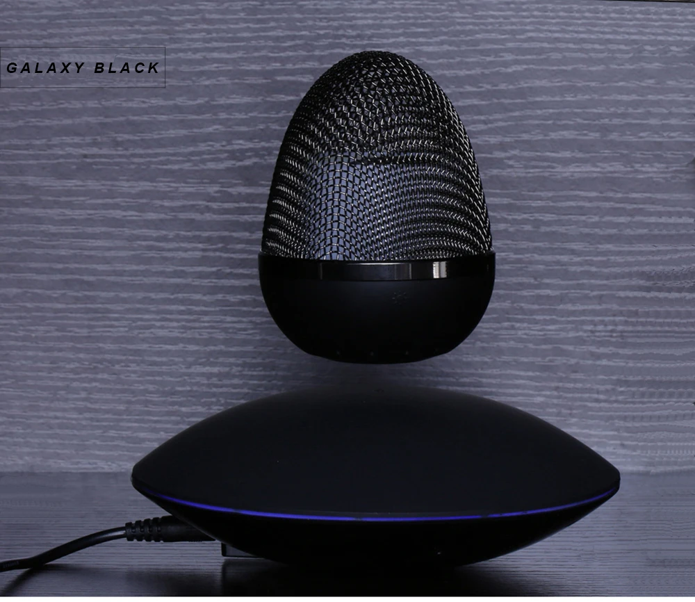 Магнитная левитация BlueTooth динамик 360 градусов плавающий поворот яйцо форма День