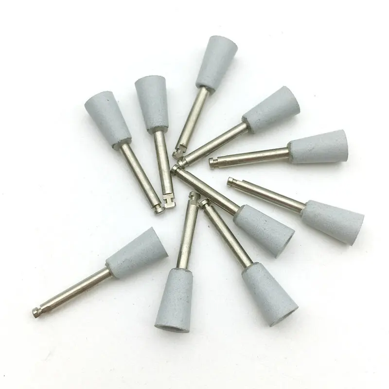 10 шт./пакет зубные силиконовые шлифовальные насадки полировщик зубов для