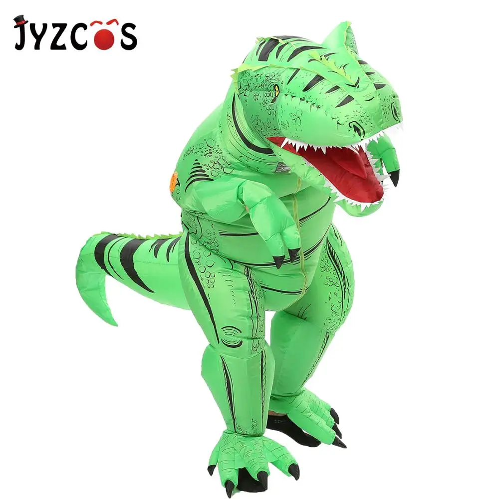 JYZCOS надувной T REX костюм динозавра Косплей Костюм Хэллоуин костюмы для женщин