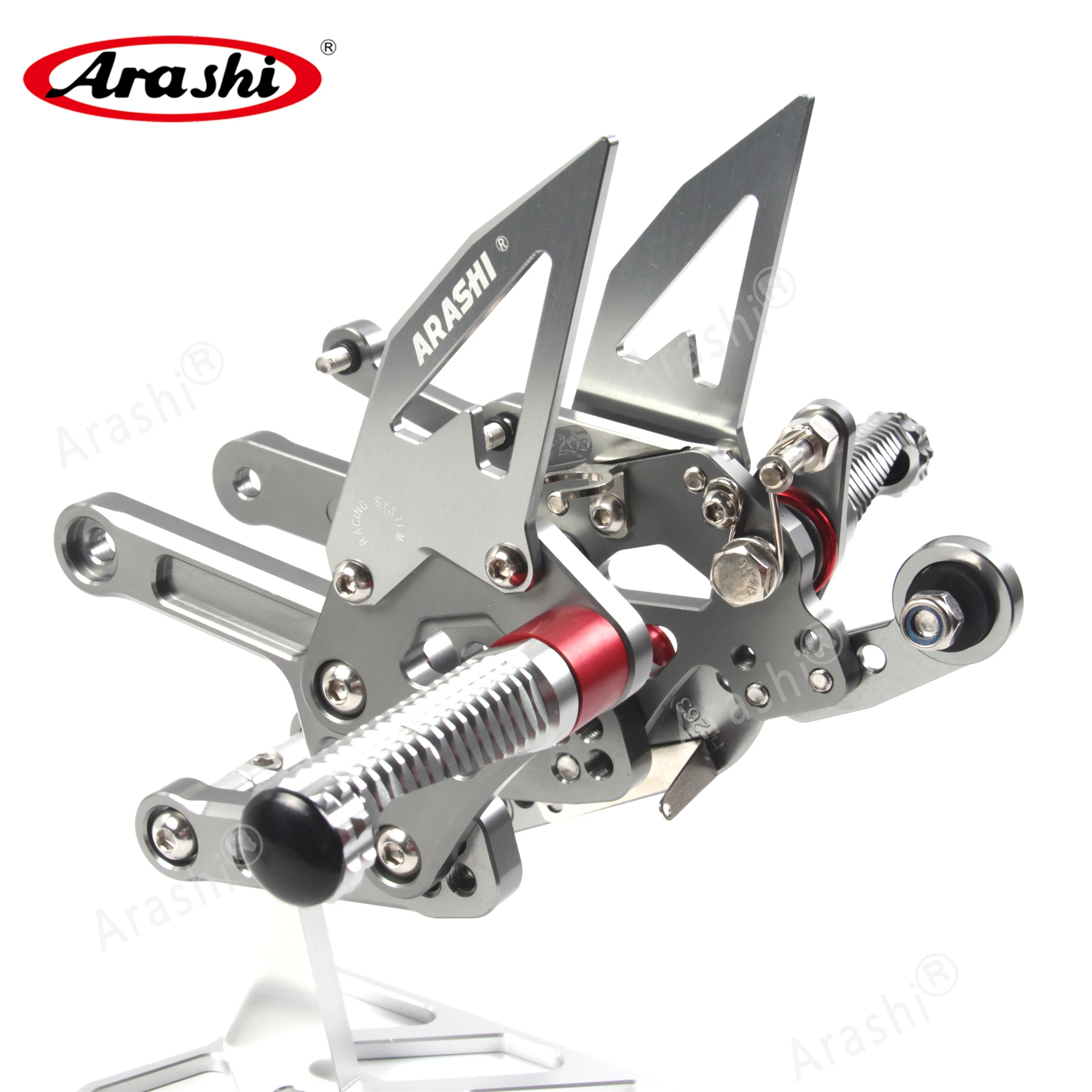 Регулируемые подножки Arashi для YAMAHA YZF R6 2006 - 2016 Φ 2007 2008 2009 2010 2011 2012 2013 2014 2015 CNC |