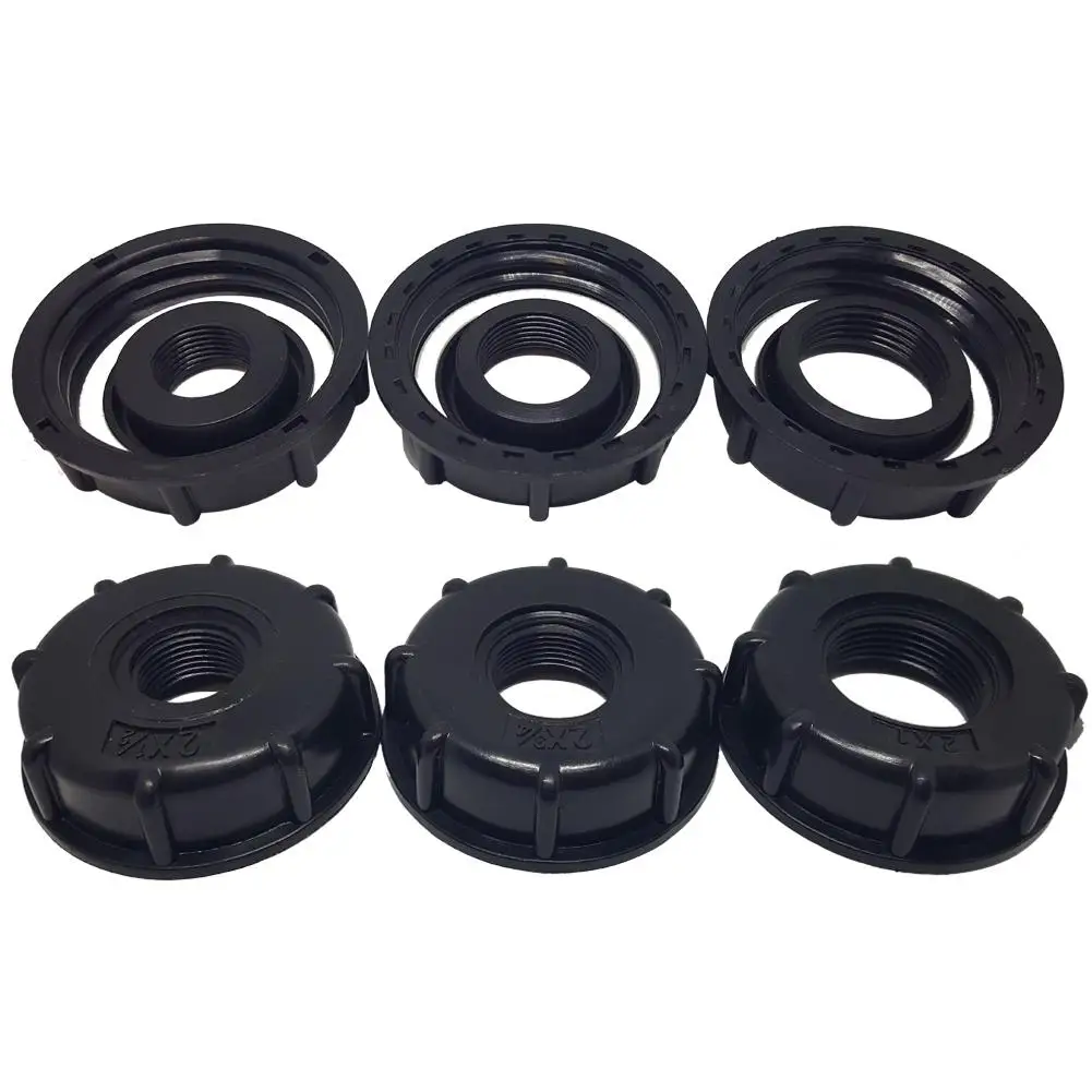 

1/2" 3/4" 1" IBC Tank Connector Plastic Threaded Joints Tank Adapters Replacement Valve Fitting For Home Garden Water Connectors