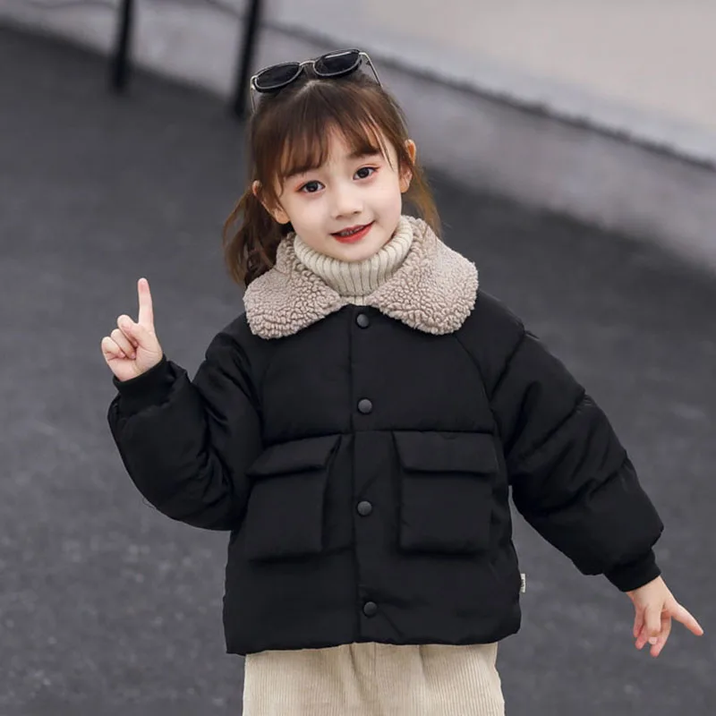 Winter Girls Jackets Fashion Thicken Outerwear for Kids Warm Coats Christmas Present |
