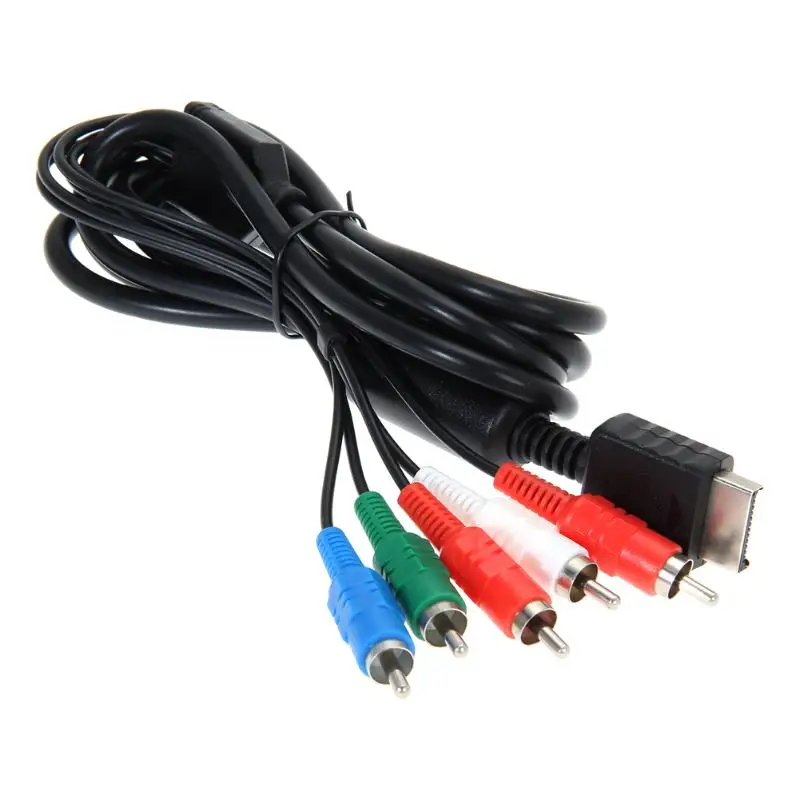 180cm Component 5RCA AV AUDIO VIDEO HD TV Cable For PS 2 3  Controller Console