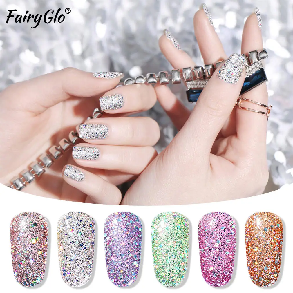 Маникюрный лак для ногтей Полупостоянный Блестящий Гибридный эмалированный