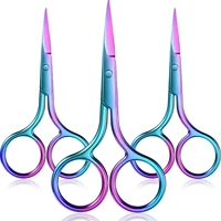 eyebrow scissors cuticle scissors stainless steel manicure scissors for nails multi purpose small curved scissors for facial