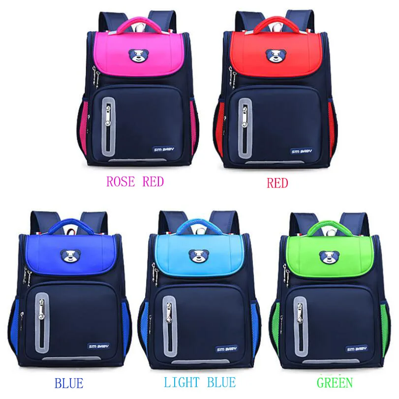 

schoolbag boys girls cute travel bags Elementary school student book bag waterproof Large capacity backpack With reflective bags