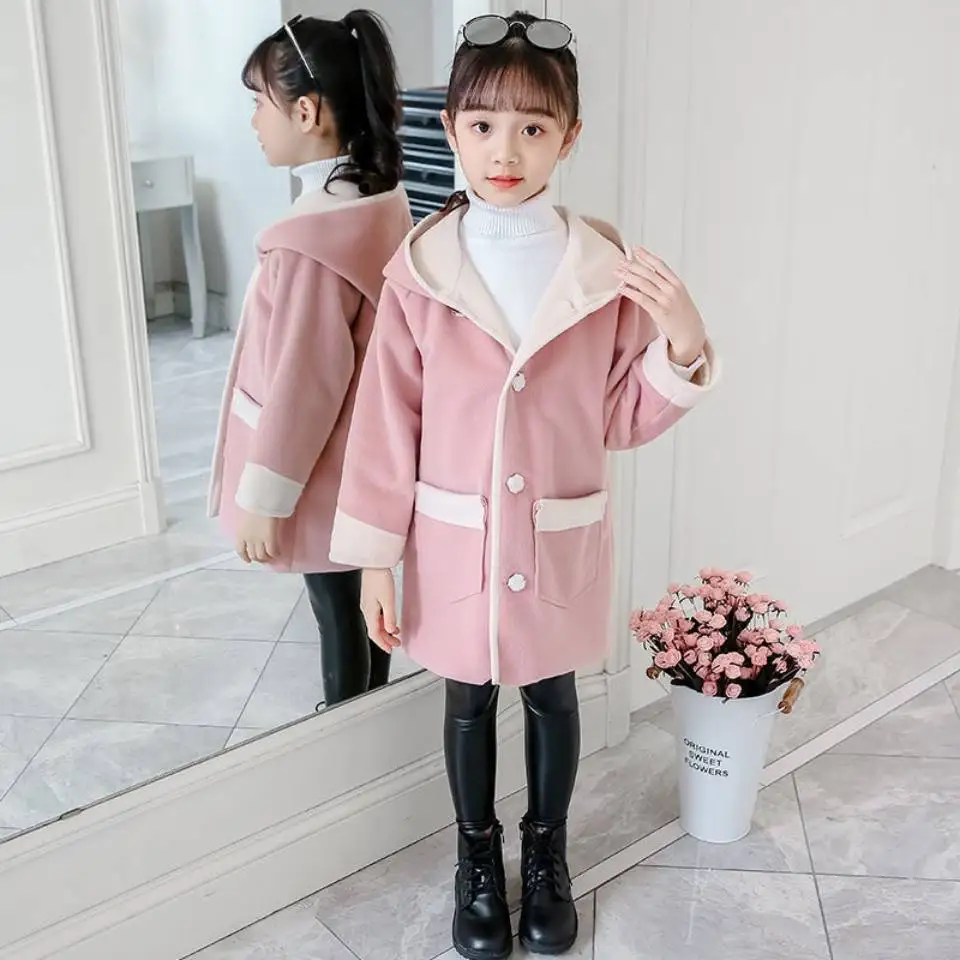 Купи New 2020 Kids Baby Girl Spring Autumn Winter Coat Jackets Fashion Girls Outwear Warm Casual Children Coats Clothes 2 Colors за 1,609 рублей в магазине AliExpress